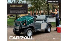 Carryall - Model 300 - Light-Duty Industrial and Commercial Club Car - Brochure