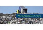 Waste Acceptance Criteria Services
