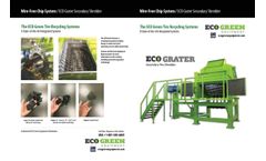 ECO-Green - Model Grater - Single Shaft Shredder - Brochure