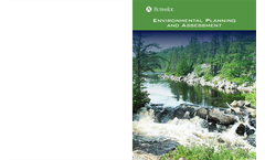 Environmental Planning and Assessment Services  Brochure