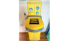 EcoDepo - PPE Bin with Hand Sanitiser Kit