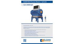 ELDAN MPR163HD / MPR203HD - Multi Purpose Raspers Hydraulic Up to 16000 kg/h - Brochure