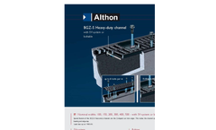 Althon - Model BGZ-S 100 - Concrete Drainage Channel  Brochure