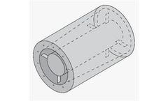 Vibro-Acoustics - Model AC-D - Dissipative Axial Fan Cone Silencers