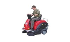 Model TC1100 - Battery Team Ride-On Vacuum Sweeper