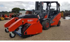 Suton - Model Sitesweep - Mini - Heavy-Duty Fork Mounted Sweeper Collector