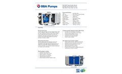BBA Pumps - Model BA180E D328 Multi-Use - 8-Inch Mobile Electrically Driven Pump - Datasheet