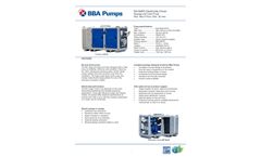 BBA Pumps - Model BA180KS D315 - 8-Inch Electrically Driven Sewage Pump - Datasheet