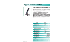 8708 - Hygrometer-DP–WBT – Specifications
