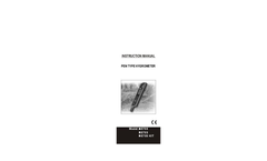 8708 - Hygrometer-DP–WBT – Manual