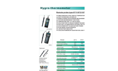 8721 – Hygrometer – Specifications