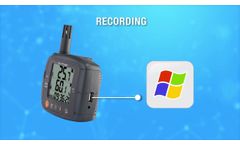 AZ 88081 Big Display Humidity and Temperature Datalogger, AZ 88061 Big Display Dual RTD Datalogger - Video