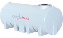 Enduramaxx - Model 10000 Litre (171050) - Baffled Horizontal Tank for Drinking Water to Liquid Fertilser