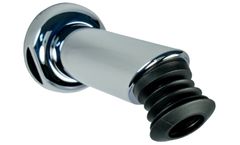 H2O International - Model H2OS-CP-SH-ARM - Chrome Plated Shower Arm with Replaceable Filter