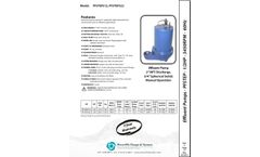 Power-Flo PFSTEP Series Effluent Pumps - Data Sheet