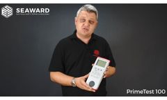 Seaward PrimeTest 100 PAT Tester (344A910) - Video