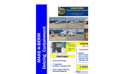 SafeGuards - Make A Berm Deicing Containment - Data Sheet