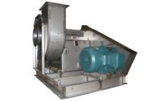 Cincinnati Fan - Model RBE-15 - Base Mounted Radial Bladed Industrial Exhauster