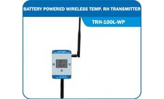 Battery Powered Wireless Temperature Humidity Transmitter