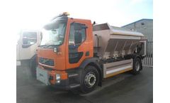 Romaquip - 7m³ Permanent Mount Dry Spreader c/w Plough