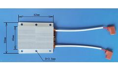 AMWEI - Model 110V/220V 260C - PTC Thermistor Surface Heater  Al Housing Flanged With Mounting Holes