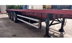 Model Flat c/w Posts & Sockets - Moving Floor Trailers