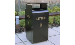 Iles - Model TI0064 - 100lt Valley Litter Bin