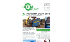 Ultra - Deck Screen - Brochure