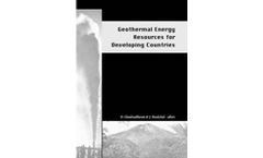 Geothermal Energy Resources for Developing Countries