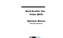 Back-Scatter Cloud Probe (BCP) Manual