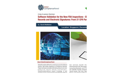 Software Validation for the New FDA Inspections