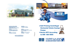 Model NTF - Horizontal Signal Stage Volute Casing Self Priming Centrifugal Pumps Brochure