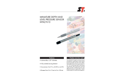 MTM/N10 Miniature Depth and Level Pressure Sensor Brochure