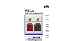 BGM 3655 Model Double Pump Brochure
