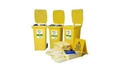 Superior - Model 04-1240 - 240 Litre Chemical Spill Kit - Mobile 2 Wheeled Bin