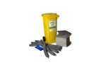Ecofibre - Model 19-1120 - 100 Litre Maintenance Spill Kit - Mobile 2 Wheeled Bin