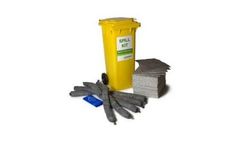 Ecofibre - Model 19-1120 - 100 Litre Maintenance Spill Kit - Mobile 2 Wheeled Bin