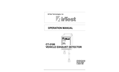 AirTest - Model CT2100 - Dual Gas Controller - Manual