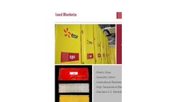 Lead Wool Blankets Brochure