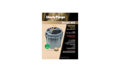 Liberty - Model LEH200-E Series - 2 Hp High Head Sewage Pump - Brochure