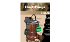 Liberty - Model LSG200-E Series Omnivore - 2 Hp Submersible Grinder Pumps - Brochure