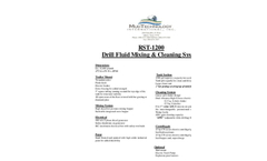 Model RS 1200 - Mud Cleaning Systems Brochure