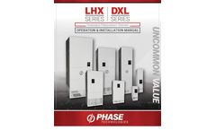 Phase - Model 2XD - Industrial Variable Frequency Drive Panel  Brochure