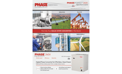 Phase Perfect - Model PT - 240 V Digital Phase Converters Brochure
