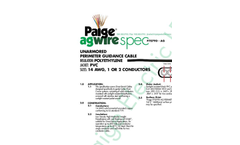 Model P7079D-AG - Unarmored Perimeter Wire - Datasheet