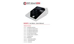 EDT-directION - Model DR359Tx - Direct Readout Bench Ion Meter & Accessories - Brochure