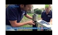 Installation Solar Panel Set - Video