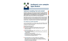 Model 04.23.SA - Sediment Core Sampler Type Beeker, Standard - Brochure