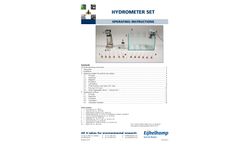 Eijkelkamp - Hydrometer Set - Operating Instructions Manual