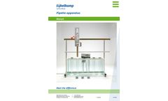 Eijkelkamp - Model 08.16.SA / 08.16.SB - Table Model Pipette Apparatus Manual